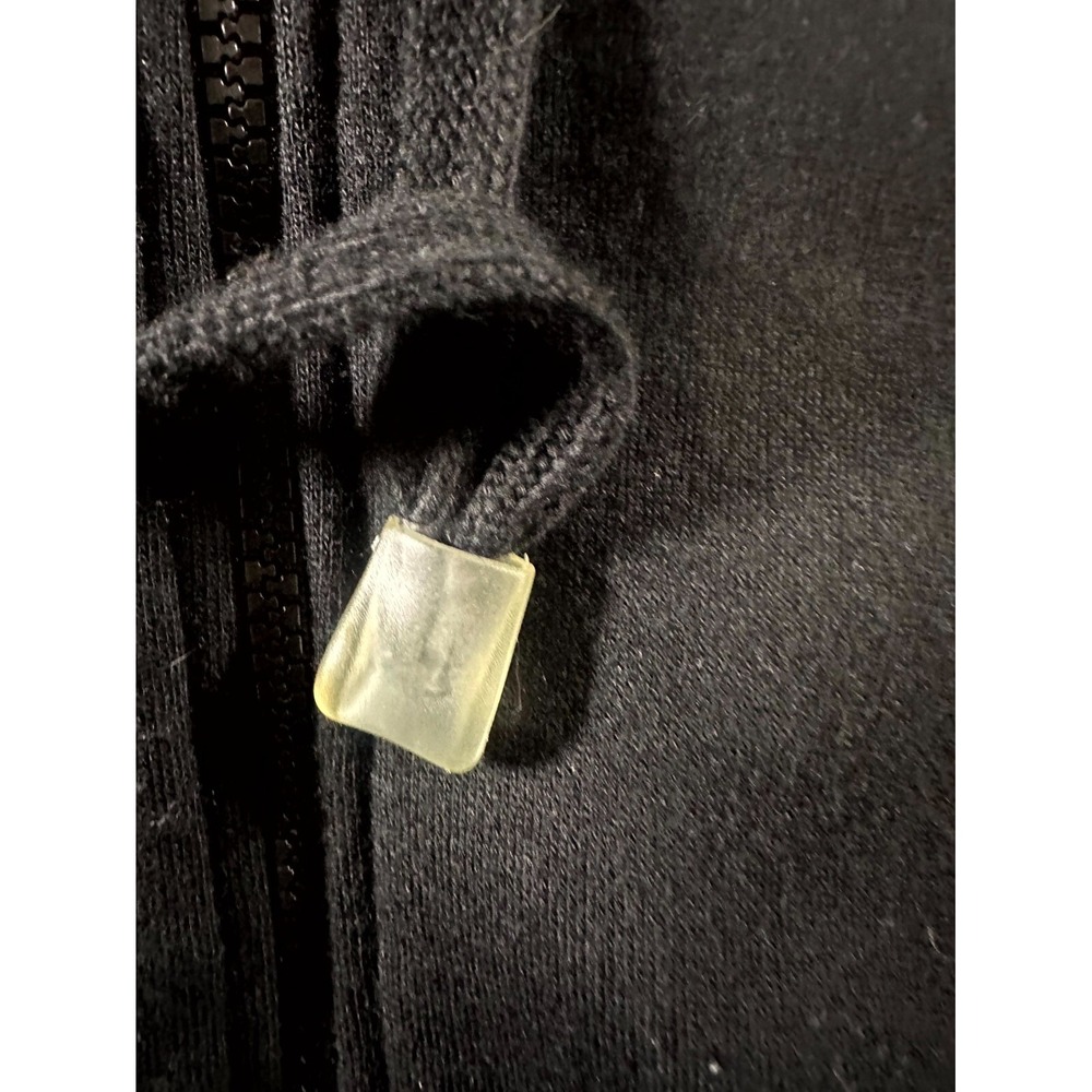 21 Pro Usa Sportswear Hoodie Men Large Black Animal Embroidered Pockets Full Zip - Picture 5 of 8